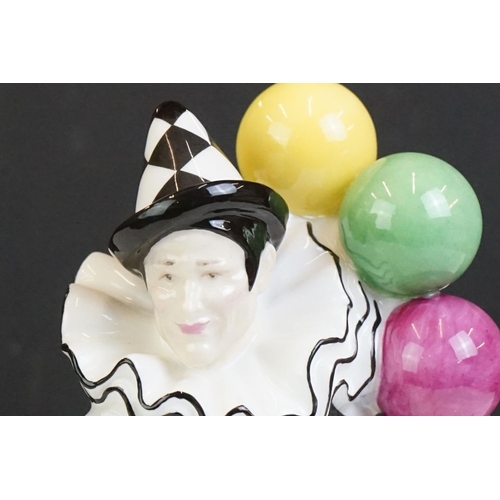 73 - Set of four boxed Royal Doulton 'Balloon Clowns' limited edition porcelain figures with CoAs, to inc... 