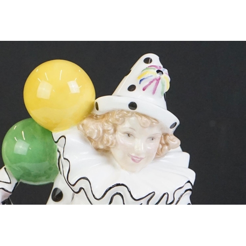 73 - Set of four boxed Royal Doulton 'Balloon Clowns' limited edition porcelain figures with CoAs, to inc... 