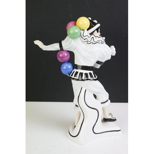 73 - Set of four boxed Royal Doulton 'Balloon Clowns' limited edition porcelain figures with CoAs, to inc... 