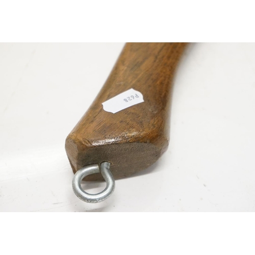 419 - An axe, 86cm long and another, 88cm long