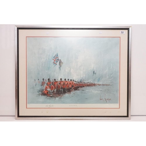 527 - Ben Maile (1922 - 2017), The Thin Red Line, print, signed lower left, number 86 of a limited edition... 