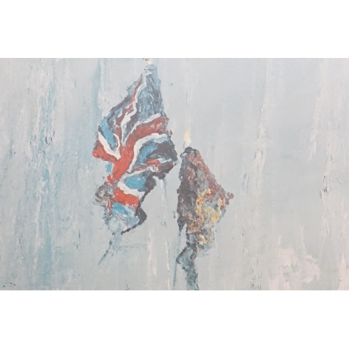 527 - Ben Maile (1922 - 2017), The Thin Red Line, print, signed lower left, number 86 of a limited edition... 