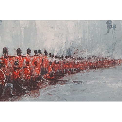 527 - Ben Maile (1922 - 2017), The Thin Red Line, print, signed lower left, number 86 of a limited edition... 