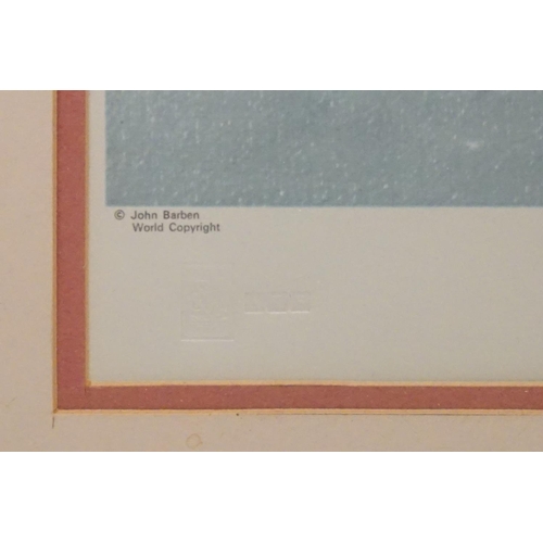 527 - Ben Maile (1922 - 2017), The Thin Red Line, print, signed lower left, number 86 of a limited edition... 
