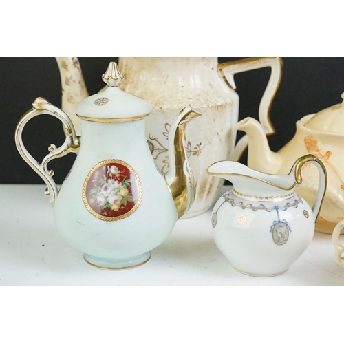 89 - 19th century onwards mixed tea ware, 17 pieces, to include Noritake, Foley, 19th century Imari, Ellg... 