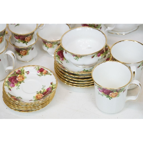 97 - Royal Albert 'Old Country Roses' tea ware, dinnerware & ceramics, to include teapot & cover, coffee ... 