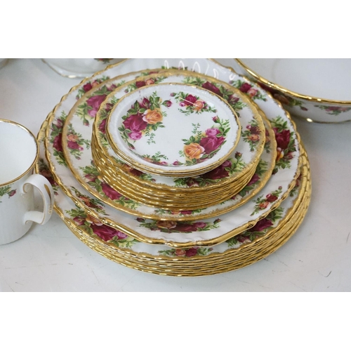 97 - Royal Albert 'Old Country Roses' tea ware, dinnerware & ceramics, to include teapot & cover, coffee ... 