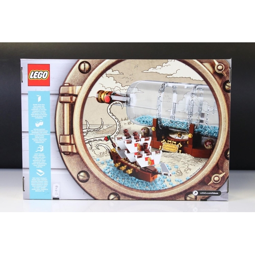 229 - Lego - Boxed Ideas #020 92177 Ship in a Bottle set, sealed & excellent