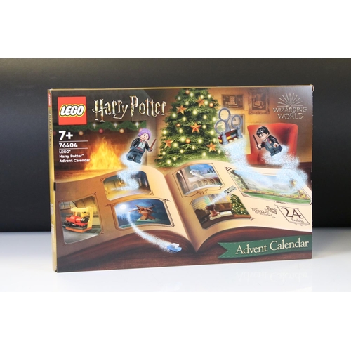 241 - Lego - Three boxed Harry Potter Advent Calendars to include 75981, 76390 & 76404, all sealed & excel... 