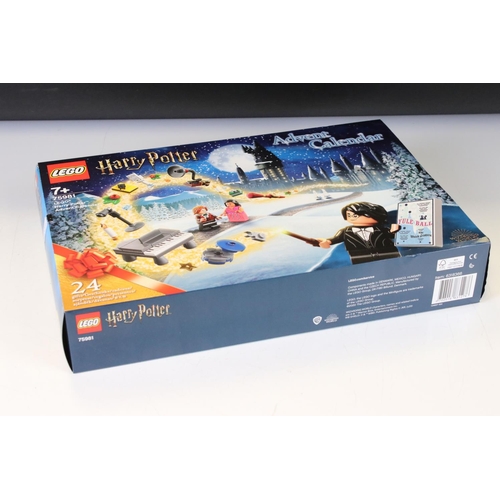 241 - Lego - Three boxed Harry Potter Advent Calendars to include 75981, 76390 & 76404, all sealed & excel... 