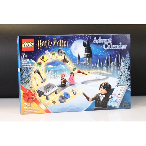 241 - Lego - Three boxed Harry Potter Advent Calendars to include 75981, 76390 & 76404, all sealed & excel... 