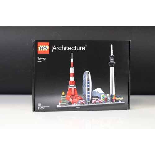 242 - Lego - Two boxed Lego Architecture sets to include 21054 The White House and 21051 Tokyo, both seale... 