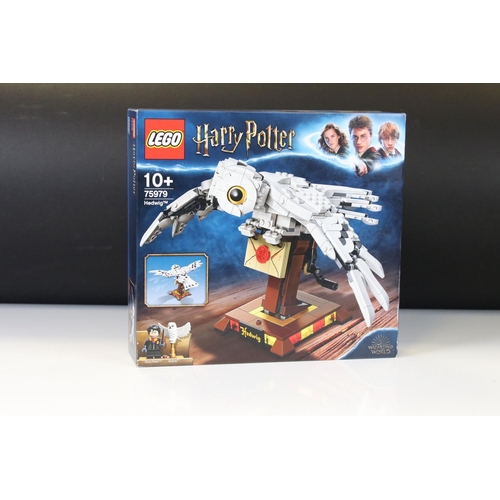 243 - Lego - Two boxed Harry Potter Wizarding World sets to include 75979 Hedwig and 76394 Fawkes, Dumbled... 