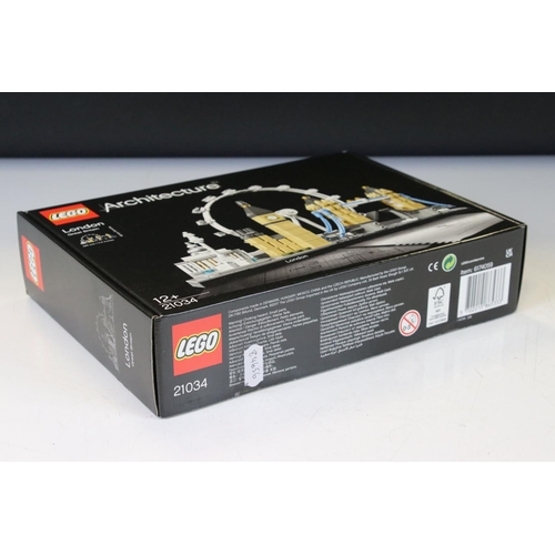 245 - Lego - Four boxed London Architecture sets to include 21034 London, 21013 Big Ben, 21029 Buckingham ... 