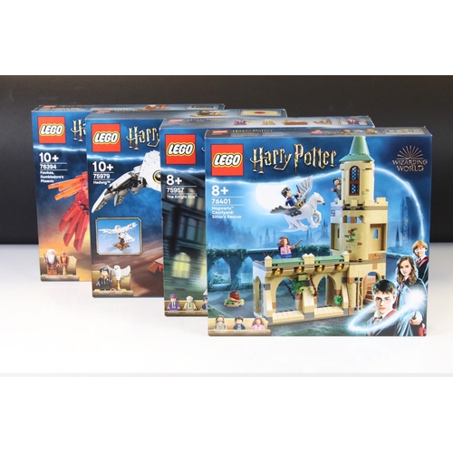 247 - Lego - Four boxed Harry Potter Wizarding World sets to include 75957 The Knight Bus, 76401 Hogwarts ... 