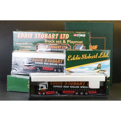 1181 - Six boxed / cased Corgi Eddie Stobart diecast models & multi-model sets to include 2 x Modern Trucks... 