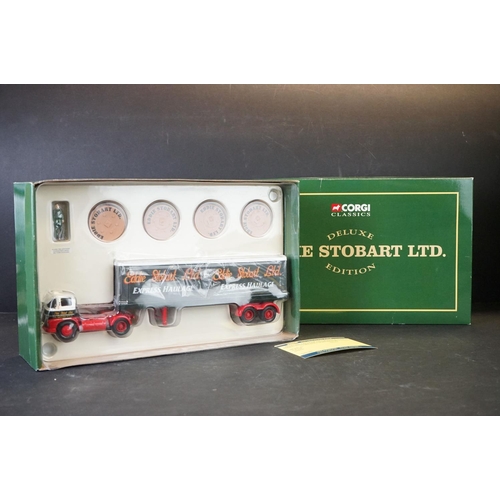 1181 - Six boxed / cased Corgi Eddie Stobart diecast models & multi-model sets to include 2 x Modern Trucks... 