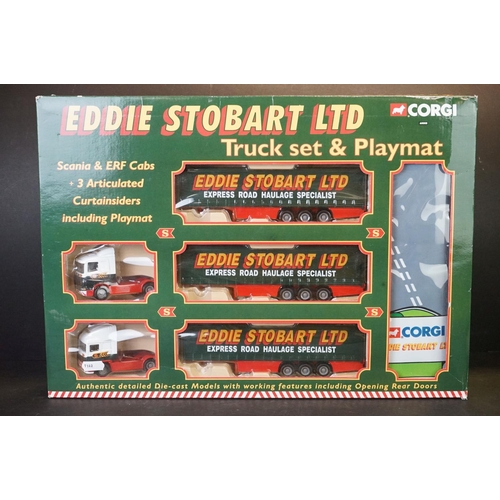 1181 - Six boxed / cased Corgi Eddie Stobart diecast models & multi-model sets to include 2 x Modern Trucks... 