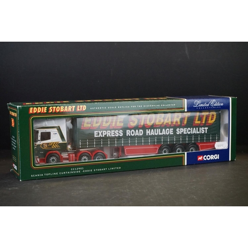 1182 - Six boxed Corgi Limited Edition Collectables 1:50 Eddie Stobart diecast models to include 75804 MAN ... 