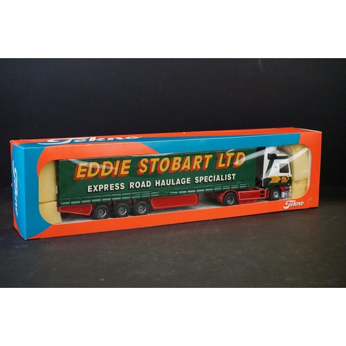 1186 - Five boxed Tekno 'The British Collection' 1/50 scale diecast models to include 2x Eddie Stobart (74 ... 