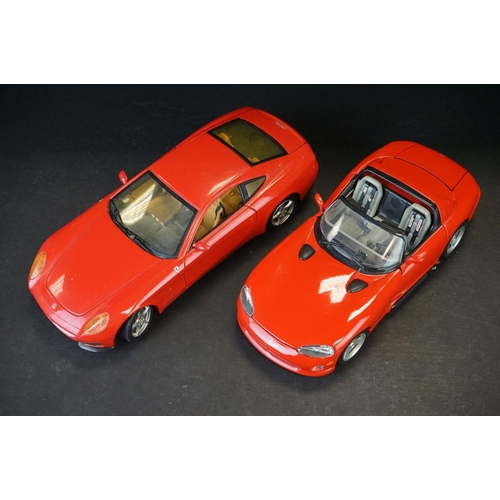 1188 - 11 1/18 scale diecast models featuring Autoart, Burago, Kyosho, Road Signature, Funline, Carousel & ... 