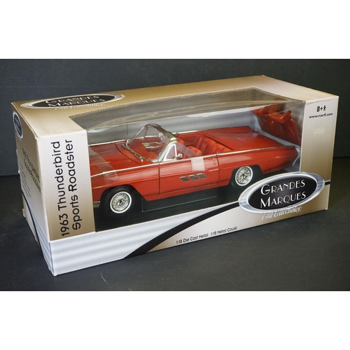 Five boxed 1/18 diecast models to include ERTL RC2 American Muscle