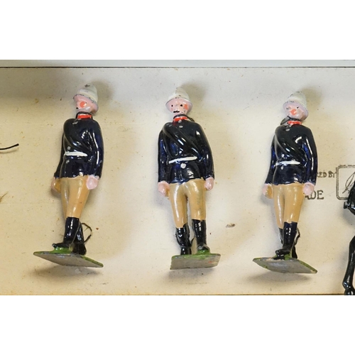 405 - Two boxed Britains metal figure sets to include No. 28 British Soldiers - Mountain Artillery with Mu... 