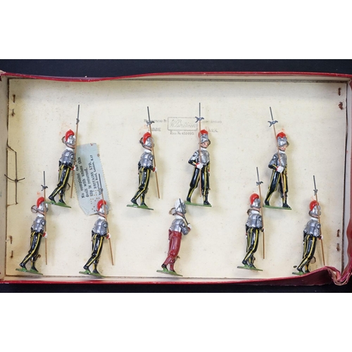 407 - Three boxed Britains ' Regiments Of All Nations ' metal figure sets to include No. 27 Line Infantry ... 