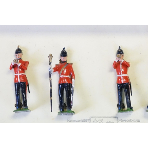 407 - Three boxed Britains ' Regiments Of All Nations ' metal figure sets to include No. 27 Line Infantry ... 