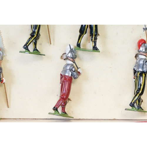 407 - Three boxed Britains ' Regiments Of All Nations ' metal figure sets to include No. 27 Line Infantry ... 