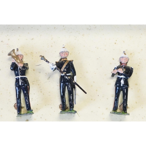 407 - Three boxed Britains ' Regiments Of All Nations ' metal figure sets to include No. 27 Line Infantry ... 