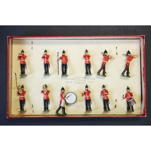 407 - Three boxed Britains ' Regiments Of All Nations ' metal figure sets to include No. 27 Line Infantry ... 