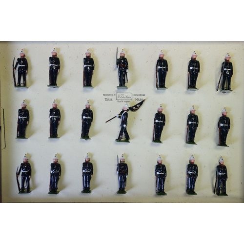 413 - Three boxed Britains ' Regiments Of All Nations ' metal figure sets to include 146 - Royal Army Serv... 