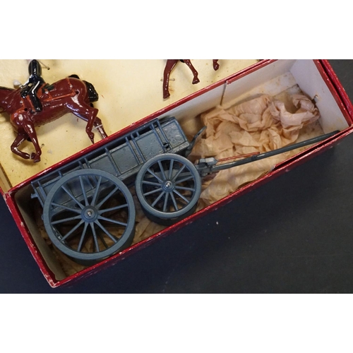 413 - Three boxed Britains ' Regiments Of All Nations ' metal figure sets to include 146 - Royal Army Serv... 