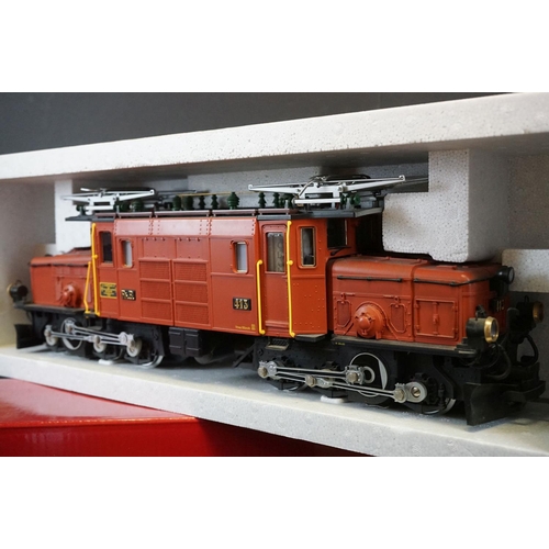 168 - Boxed LGB Lehmann 'The Big Train' G scale 20400 Crocodile 6/6 electric locomotive