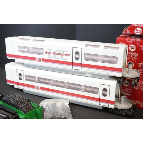 173 - Quantity of G scale model railway to include Bachmann Big Haulers 4-6-0 9670 locomotive, boxed Lehma... 