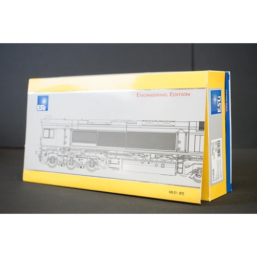 175 - Boxed ESU HO gauge 31056 Class 77 HHPI 29002 locomotive in blue, with outer trade box