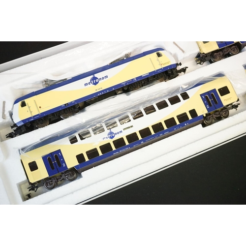 176 - Boxed Marklin HO gauge 26533 Metronom Commuter Train Pack, complete