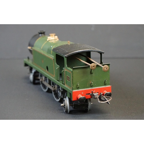 182 - Hornby O gauge GWR 4-4-2 2221 locomotive (a few areas of paint loss but vg overall) plus a boxed Hor... 