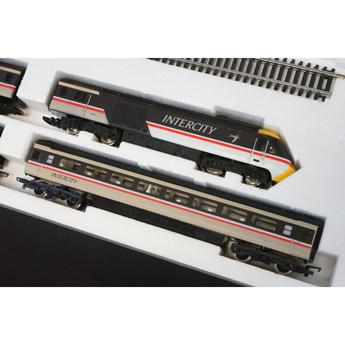 192 - Quantity of OO gauge model railway to include boxed Hornby R695 High Speed Train set, boxed Bachmann... 