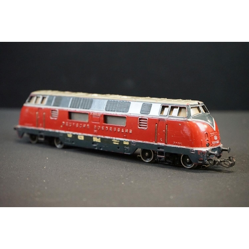 194 - Four boxed Marklin HO gauge locomotives to include 3021, 4062, 3003 & 3062, tatty boxes with tape re... 