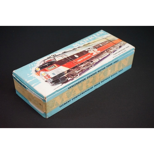 194 - Four boxed Marklin HO gauge locomotives to include 3021, 4062, 3003 & 3062, tatty boxes with tape re... 