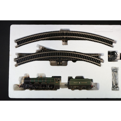 195 - Boxed Hornby Digital R1160 The Cornishman train set, complete, tape to both box ends