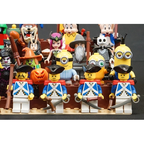 220 - Lego - 68 Lego Mini Figures featuring Harry Potter and Fantastic Beasts Series, Disney Series 2, DC ... 