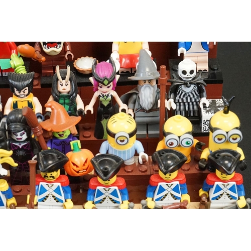 220 - Lego - 68 Lego Mini Figures featuring Harry Potter and Fantastic Beasts Series, Disney Series 2, DC ... 