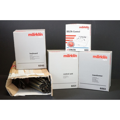 188 - Three boxed Marklin Digital accessories to include 6021 Control Unit, 6040 Keyboard and 6002 Transfo... 