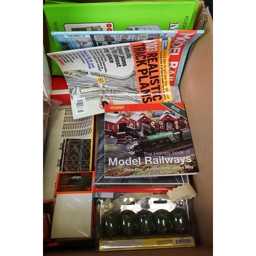 189 - Quantity of OO gauge model railway accessories to include 17 x boxed Hornby Standard Points, boxed &... 