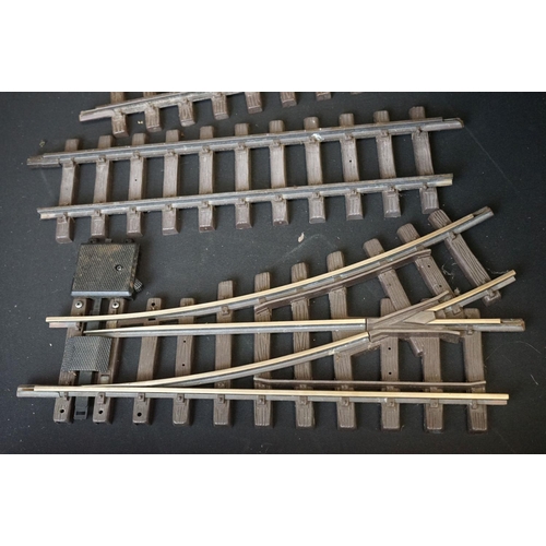 205 - Quantity of various LGB Lehmann G scale track to include straights, curves and switches