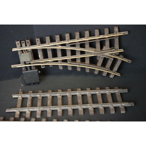 205 - Quantity of various LGB Lehmann G scale track to include straights, curves and switches