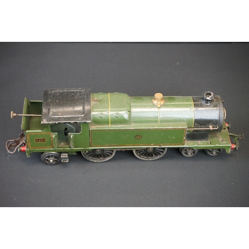 208 - Two Hornby O gauge locomotives to include 4-4-2 GWR 2221 and 0-4-0 Great Western 5500 plus a quantit... 